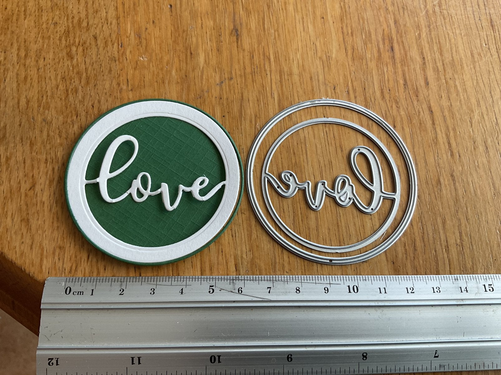Snijmal set 2 delig Love 1738, Ophalen of Verzenden, Zo goed als nieuw, Pons of Mal