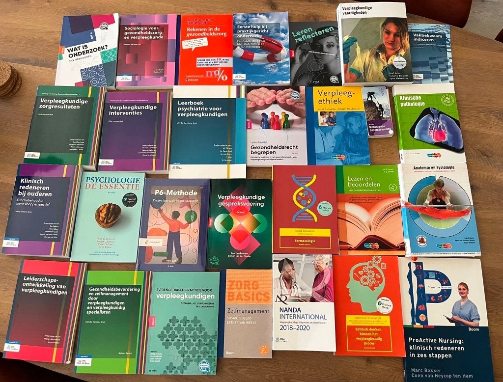 Complete set HBO-V studieboeken, Ophalen, Alpha, Zo goed als nieuw, HBO