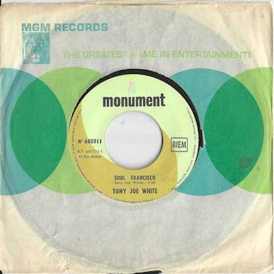 TONY JOE WHITE  1968  SUPERSCHIJF !! W742, Ophalen of Verzenden, Gebruikt, 7 inch, Pop