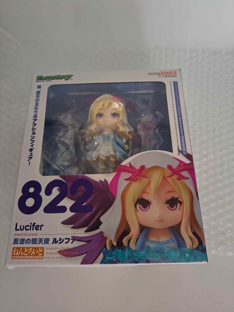 Monster Strike Nendoroid Figure Lucifer #822, Kinderen en Baby's, Ophalen of Verzenden, Zo goed als nieuw, Overige typen