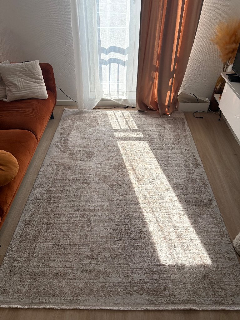 Vloerkleed, Ophalen, Crème, Gebruikt, Perzisch/patronen