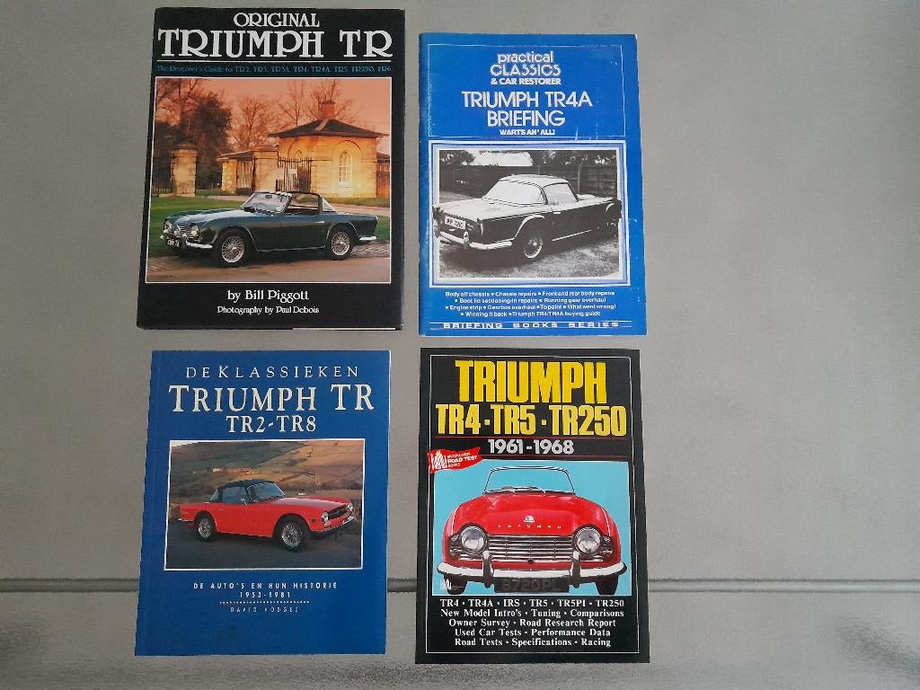 TRIUMPH - 4 MOOIE BOEKEN bieden vanaf € 30, Ophalen of Verzenden, Zo goed als nieuw, Overige merken, Diverse auteurs