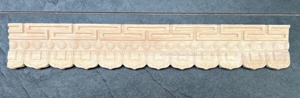 chinees oosters houtsnijwerk ornament console 50 cm applique, Huis en Inrichting, Woonaccessoires | Overige, Nieuw, Hout, Bruin
