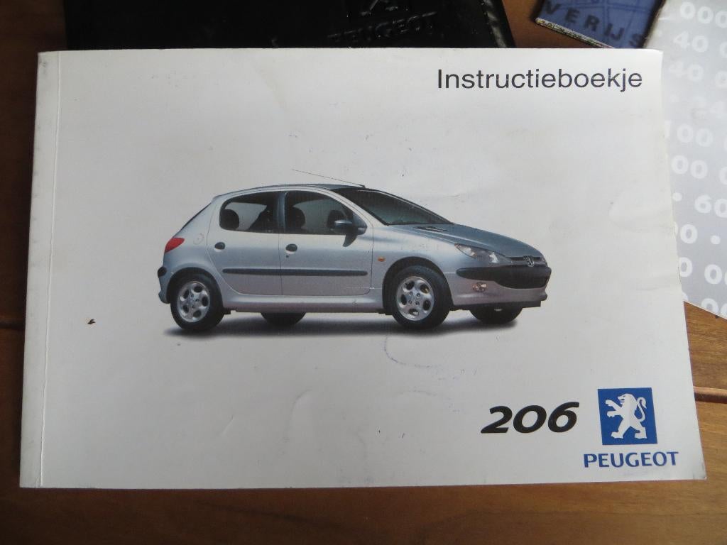 Instructieboek Peugeot 206 12-2001 incl. audio, Ophalen of Verzenden