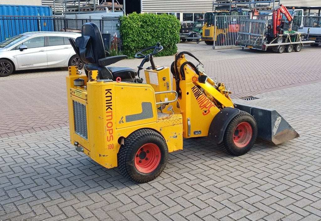 Knikmops KM 100 met Kenteken wheel loader, Wiellader of Shovel