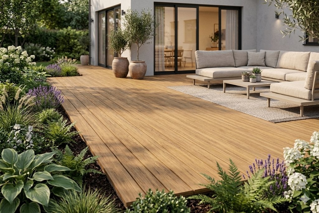 Vlonderplank 4 Meter Massief | Anti Slip | Composiet 23mm, Paneldeal, Ophalen of Verzenden, Info@paneldeal.nl, Bedrijvenpark Twente 1, 7602KA, Almelo