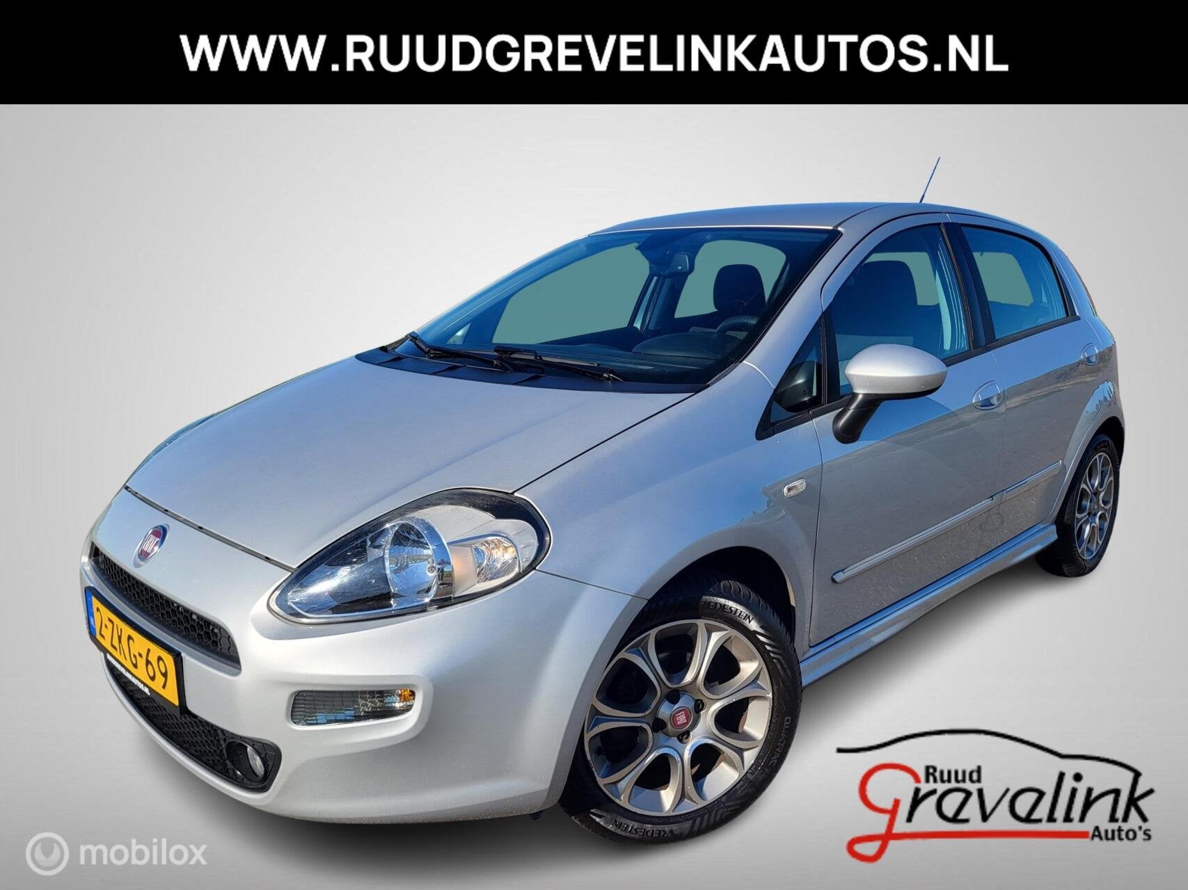 Fiat Punto Evo 101 PK TwinAir Airco| 16"LMV| Cruise Control|, Voorwielaandrijving, Gebruikt, 49 €/maand, Origineel Nederlands