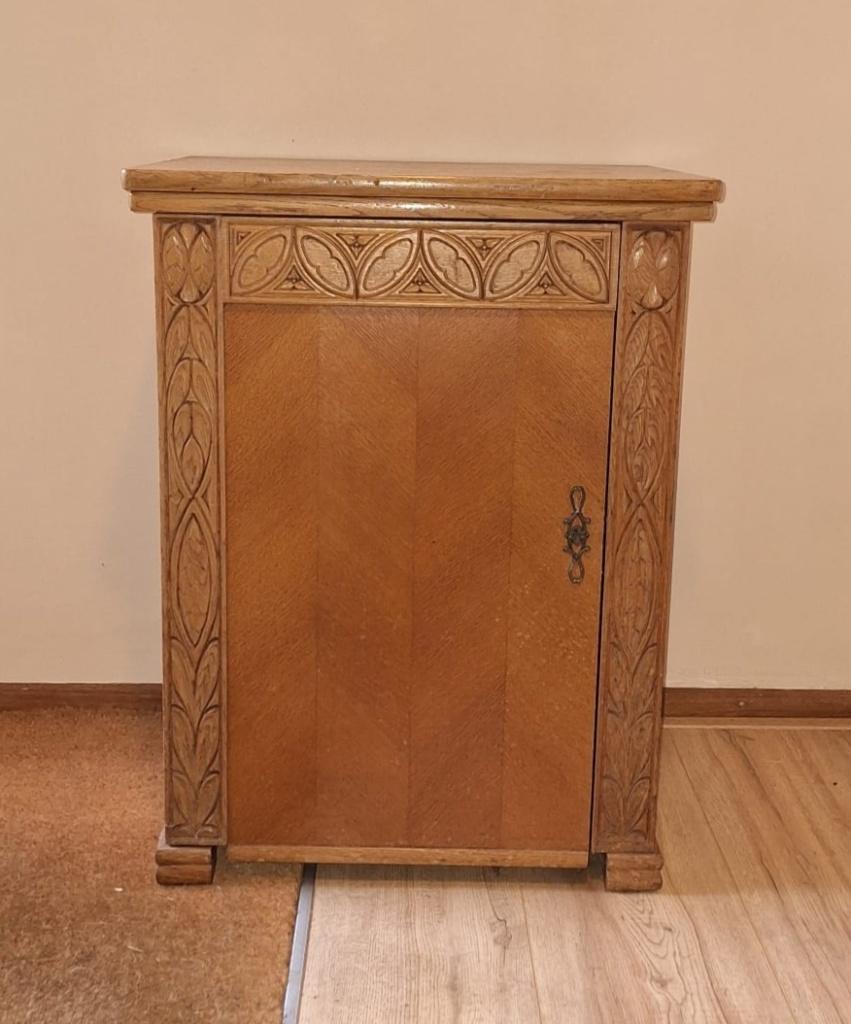 Houten naaikast, Huis en Inrichting, Ophalen, Gebruikt, Minder dan 150 cm, Met deur(en)