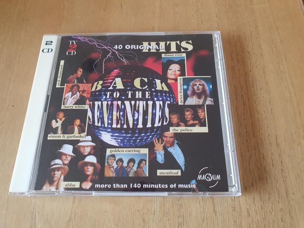 Back To The Seventies - 2 CD 40 Original Hits, Cd's en Dvd's, Cd's | Verzamelalbums, Ophalen of Verzenden, Zo goed als nieuw, Pop