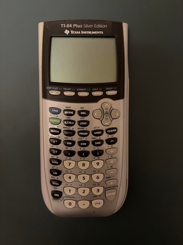 Texas Instruments TI-84 Plus Silver Edition, Diversen, Ophalen of Verzenden, Grafische rekenmachine, Zo goed als nieuw