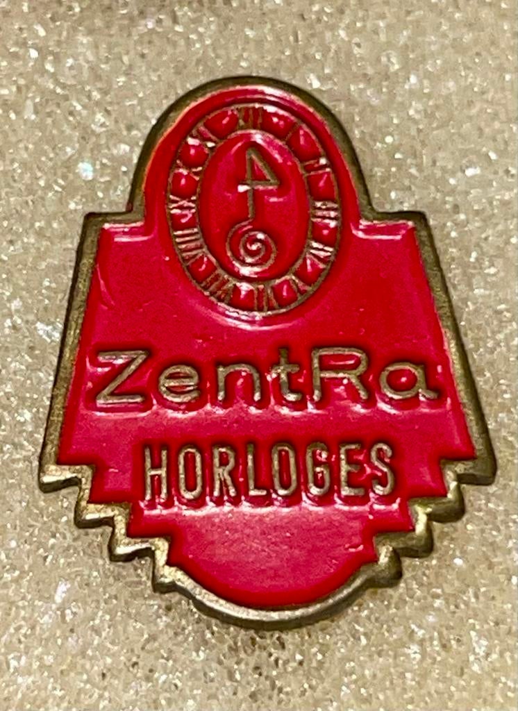 Zeldzaam ZentRa Horloges Speldje, Ophalen of Verzenden, Zo goed als nieuw, Merk, Speldje of Pin