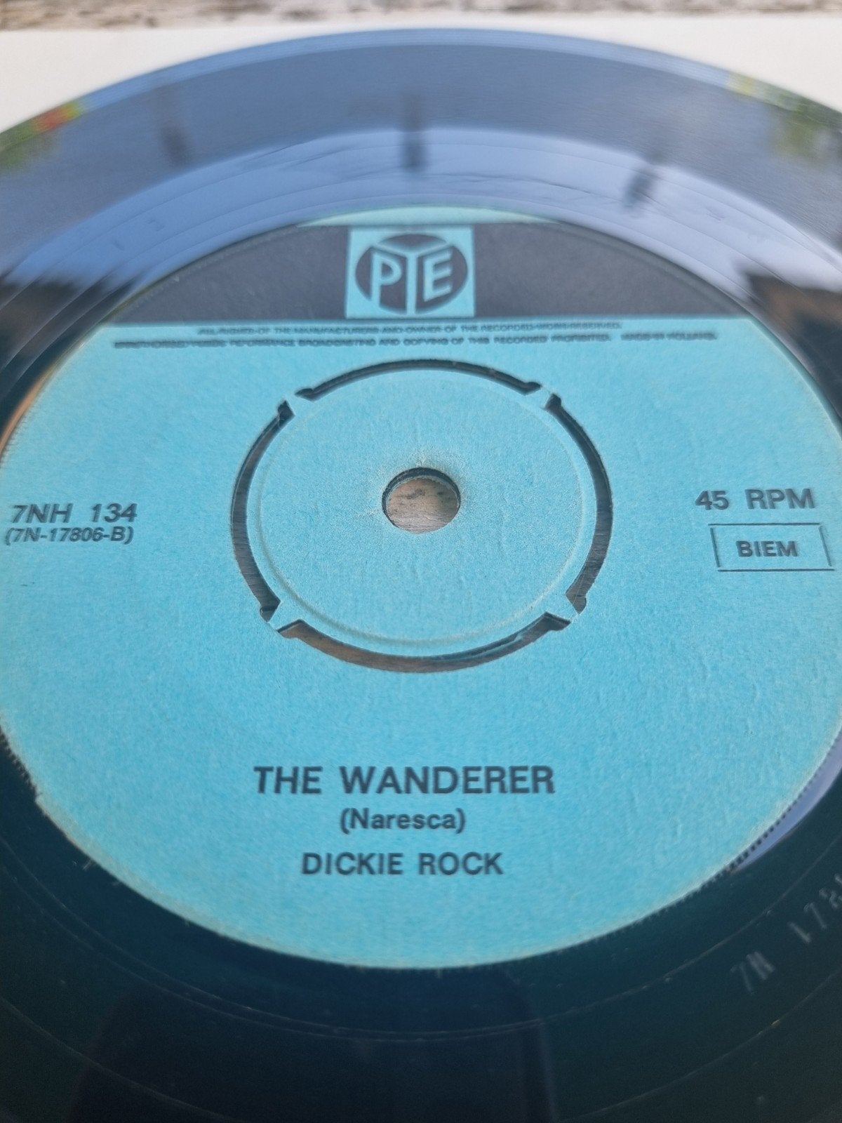 Dickie Rock - Baby I'm Your Man / The Wanderer (Vinyl), Gebruikt, 7 inch, Ophalen of Verzenden, Pop
