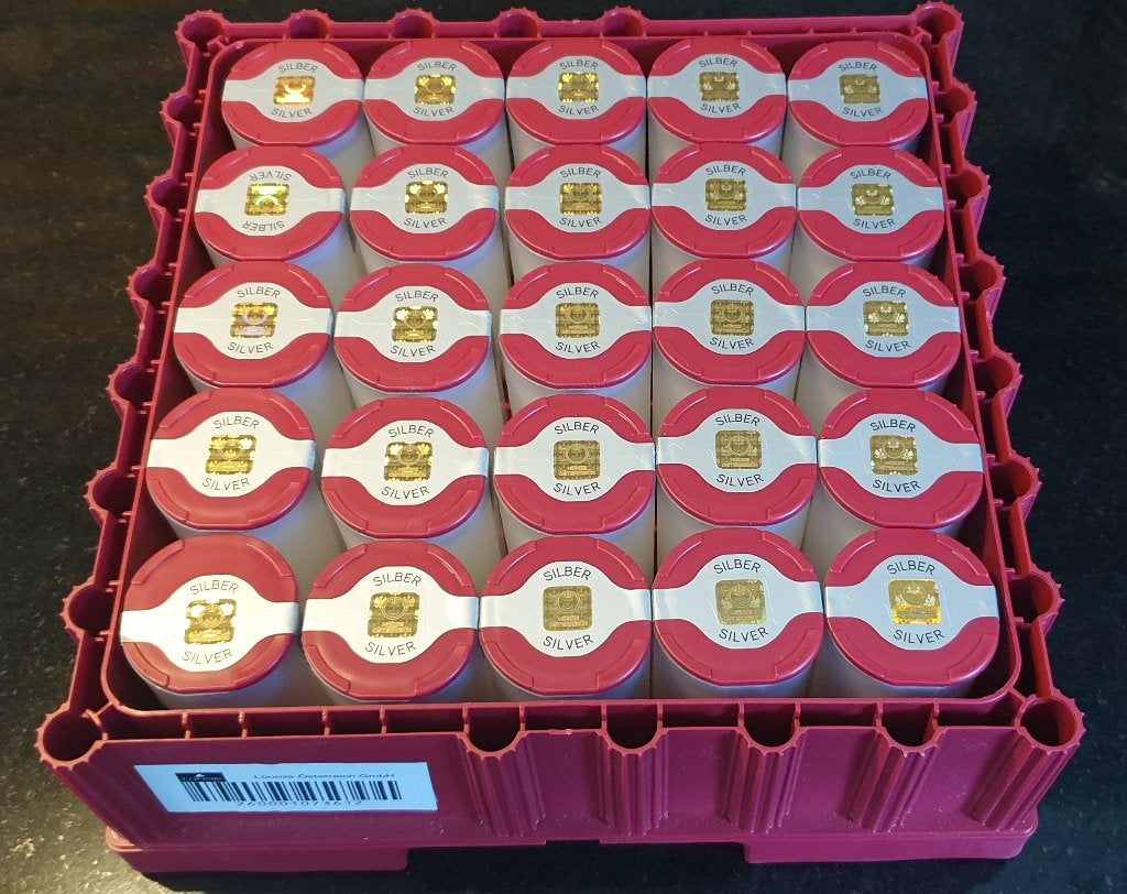 500 x 1 oz .999 zilveren munten diverse, Postzegels en Munten, Edelmetalen en Baren, Ophalen, Zilver