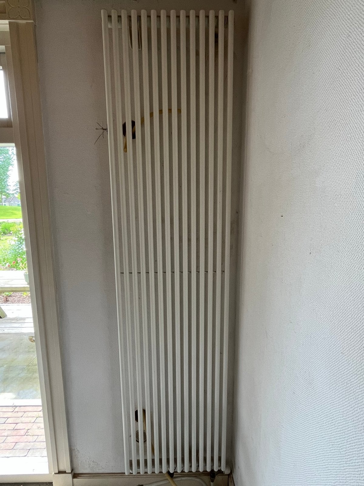 2x Gebruikte verticale radiator 50x200cm (wit), Doe-het-zelf en Verbouw, Verwarming en Radiatoren, Ophalen, Gebruikt, Radiator