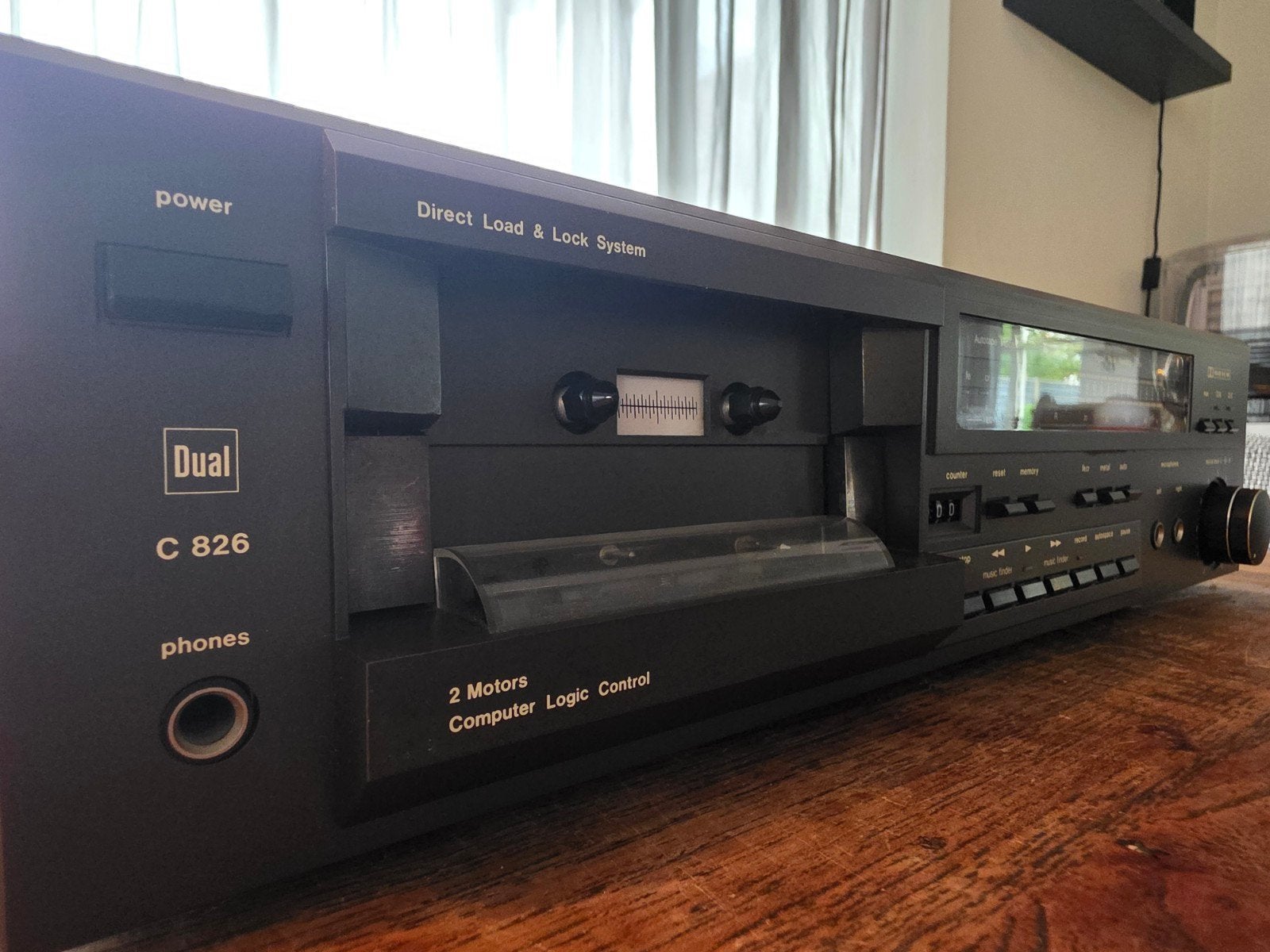 Dual C 826 Cassettedeck - Direct Load & Lock System, Ophalen of Verzenden, Enkel, Overige merken, Tiptoetsen