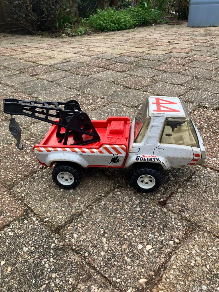 Vintage jaren 70 Joustra Goliath takelwagen, Ophalen of Verzenden, Gebruikt