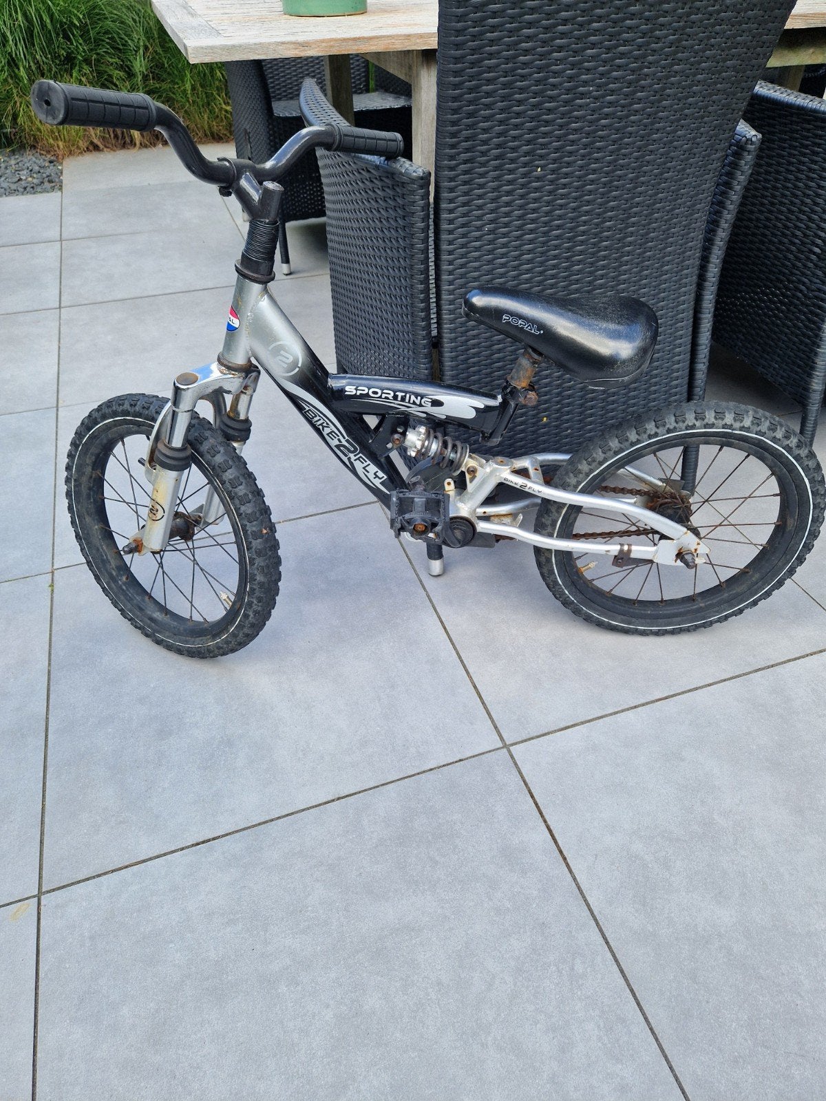 kinderfietsje 16 inch., Ophalen, Gebruikt, 16 tot 20 inch