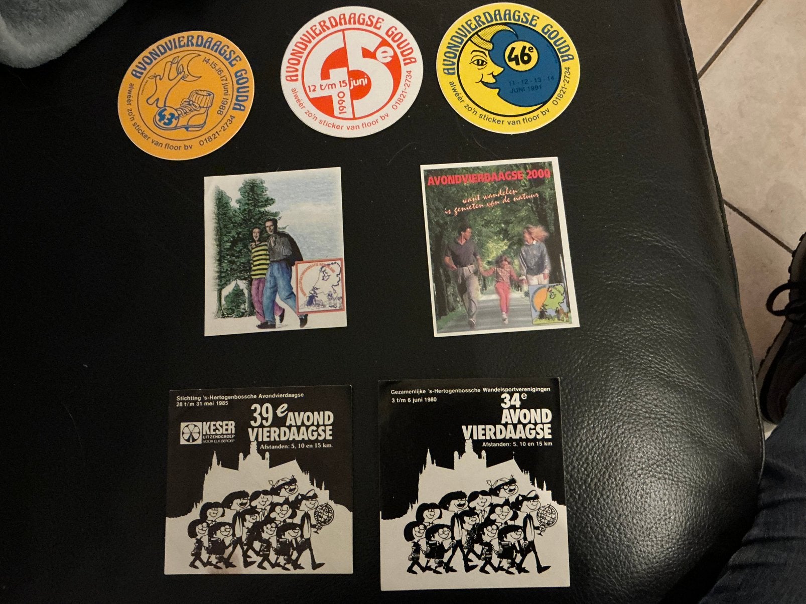 Stickers vierdaagse, Ophalen of Verzenden, Zo goed als nieuw