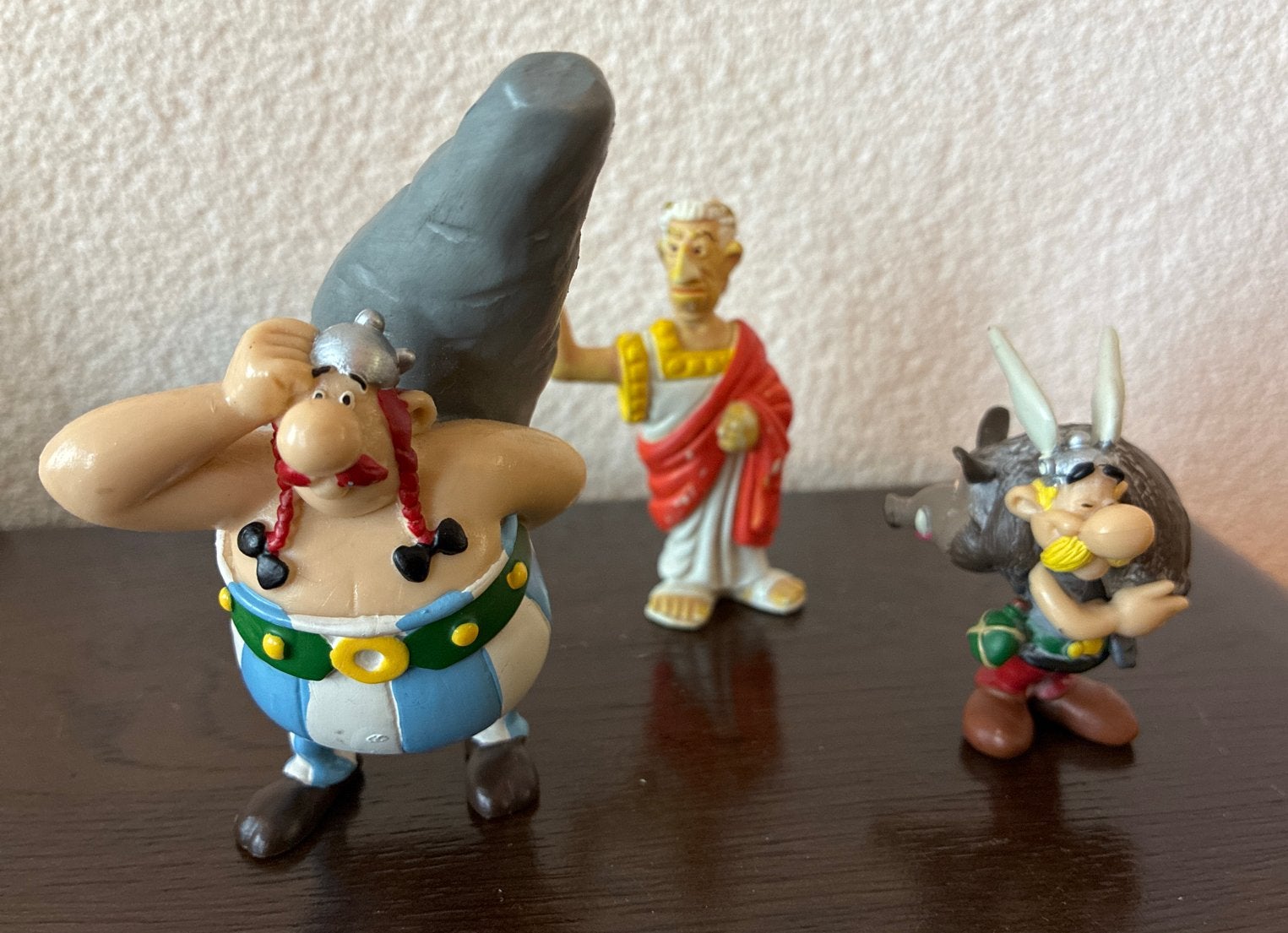 Asterix en Obelix beeldjes - Set van 3, Ophalen of Verzenden, Gebruikt