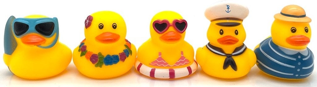 PARTIJ RUBBER DUCKS 6CM IN DISPLAY, ., Nieuw, Ophalen of Verzenden, .
