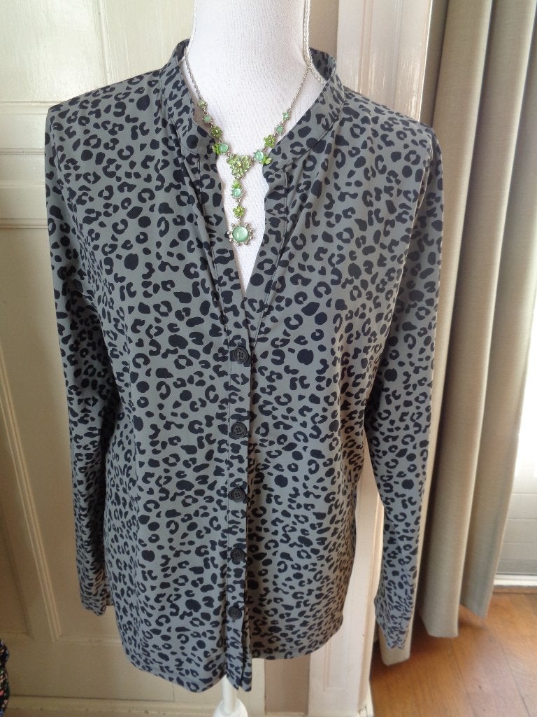 PENN&INK N.Y blouse:mt 44, Penn & Ink, Maat 42/44 (L), Ophalen of Verzenden, Zo goed als nieuw