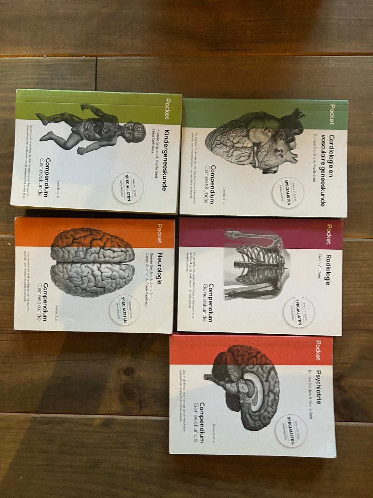 Compendium Geneeskunde Pocket Boeken (5 stuks), Boeken, Ophalen, Beta, Zo goed als nieuw, WO
