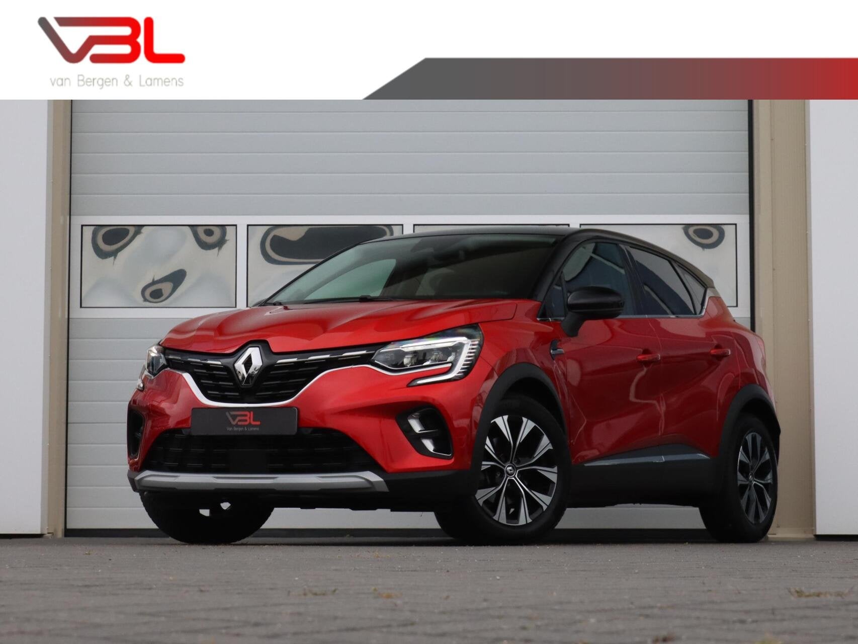 Renault Captur 1.6 E-Tech full hybrid 145 techno | Uniek! sl, Auto's, Gebruikt, 715 kg, Leder en Stof, Origineel Nederlands