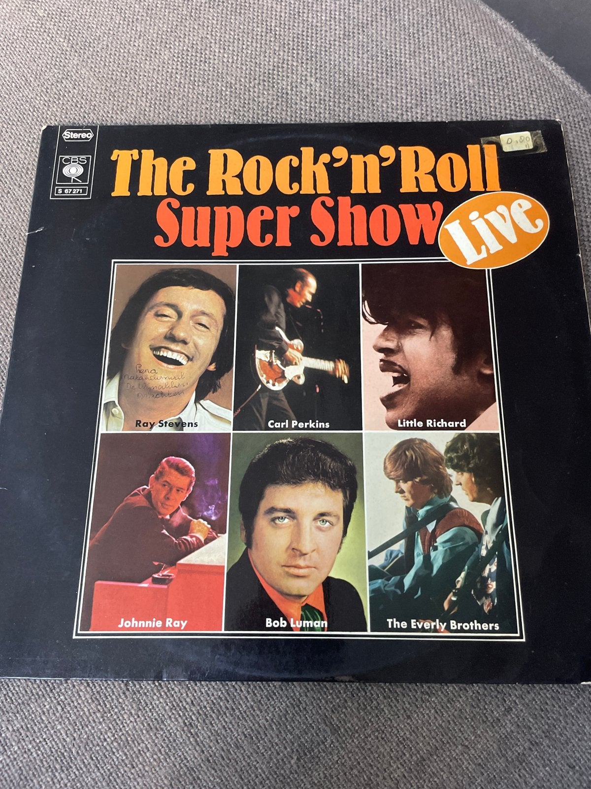 The Rock 'n' Roll Super Show Live LP - Diverse Artiesten, LP, Gebruikt, Ophalen of Verzenden, 12 inch