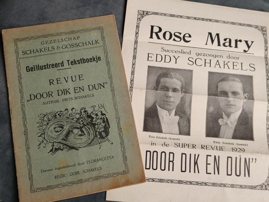 REVUE, SCHAKELS & GOSSCHALK., THEATER., Ophalen of Verzenden