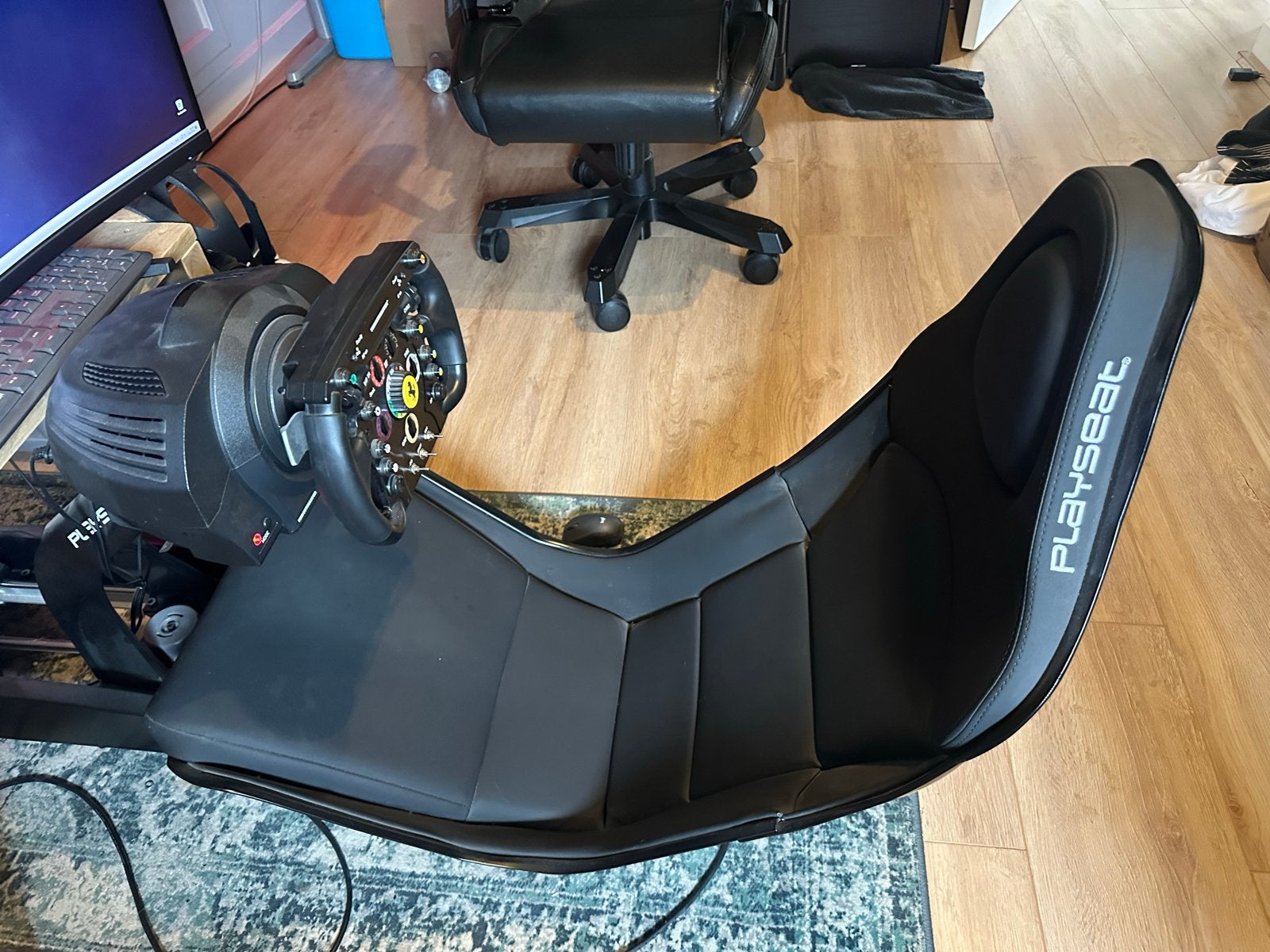 Playseat F1 incl. Thrustmaster tx racing te koop!, Ophalen, Racestuur, Gebruikt, Force feedback