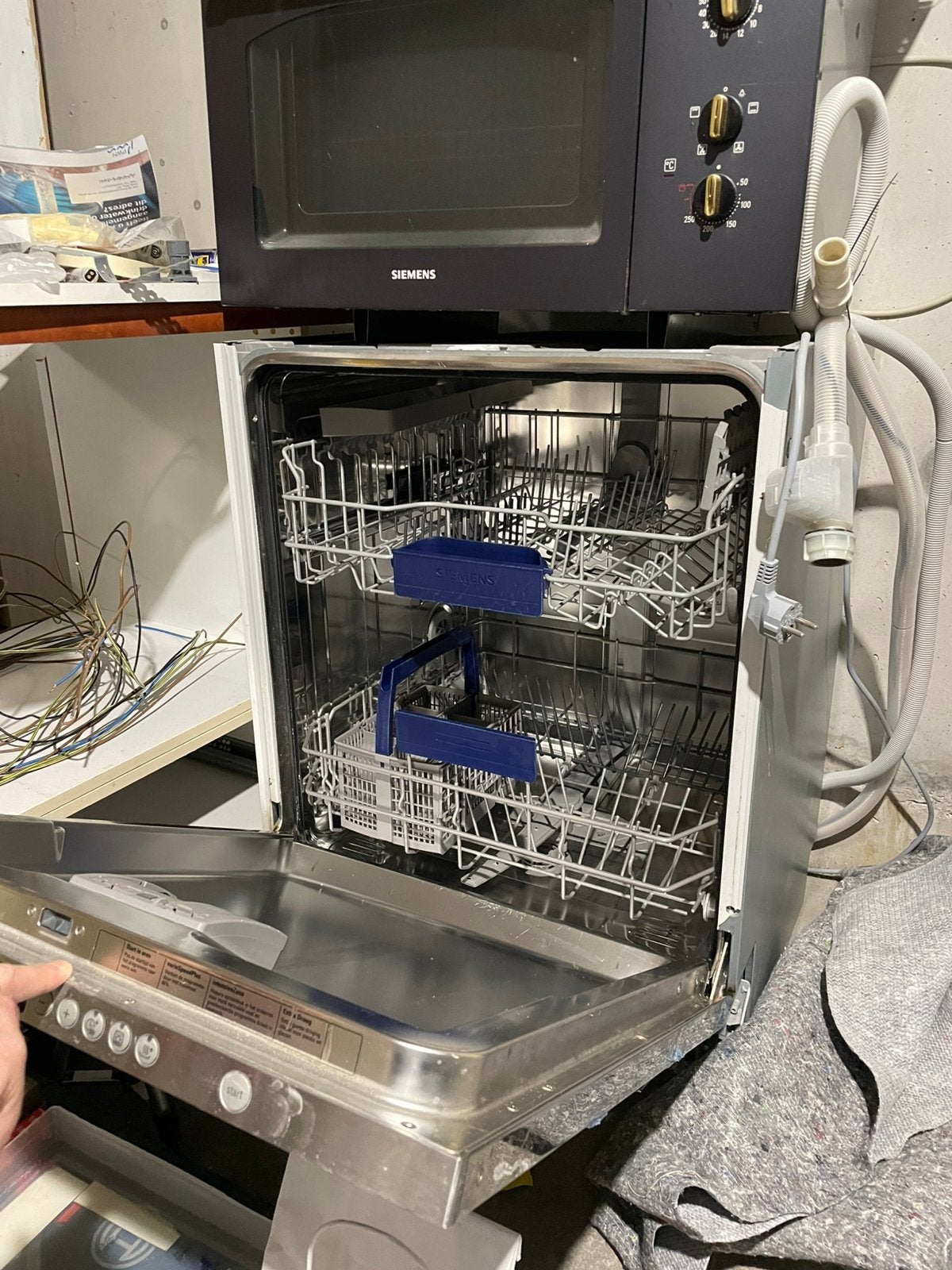 Siemens Vaatwasser – Model SN69M035NL/D5, Witgoed en Apparatuur, Vaatwasmachines, Ophalen, Gebruikt, Inbouw, Minder dan 85 cm