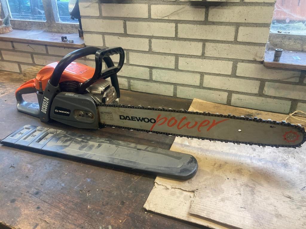 Kettingzaag 70cc 60cm blad daewoo stihl husqvarna dolmar, Ophalen of Verzenden, Zo goed als nieuw