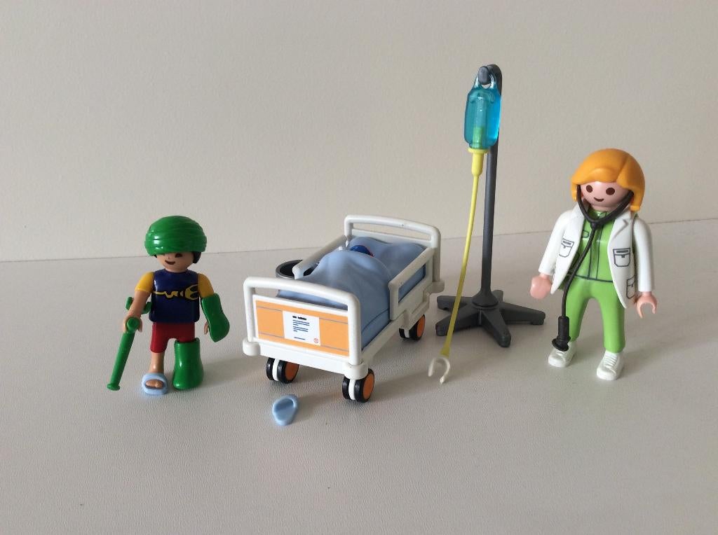 Playmobil 6661 ziekenhuiskamer, Ophalen of Verzenden, Gebruikt, Complete set