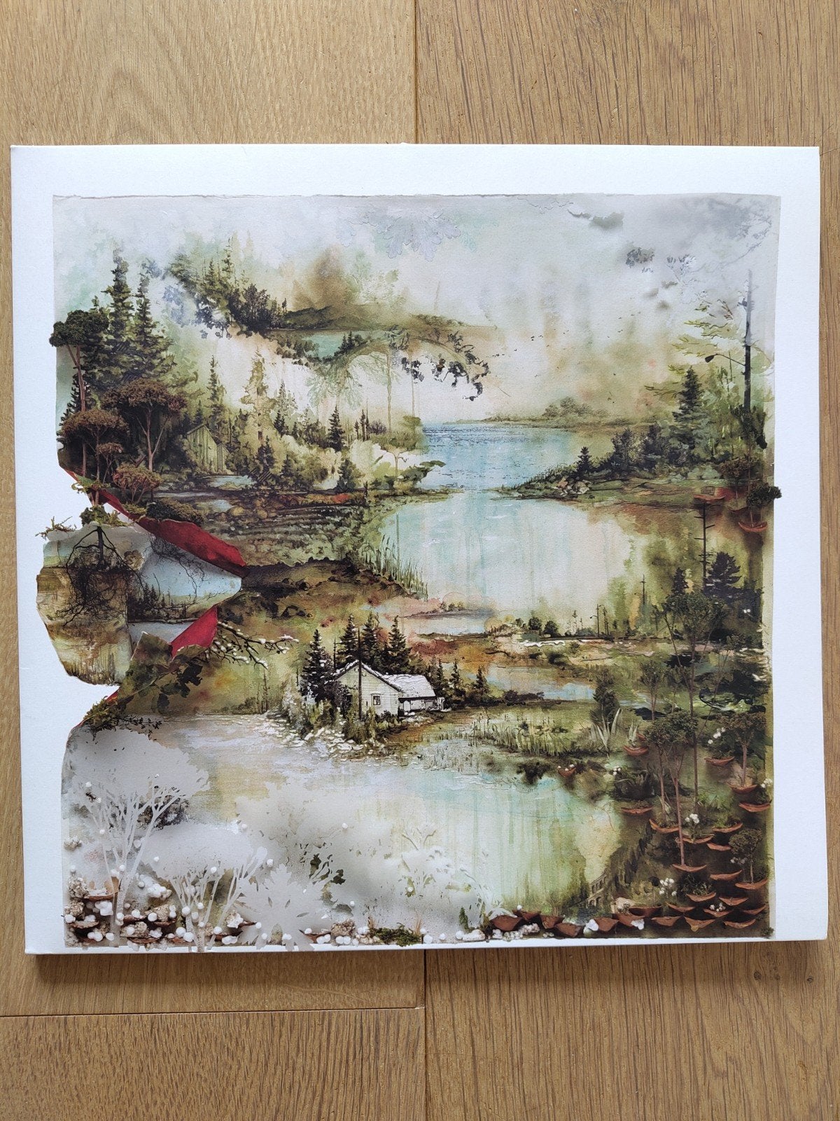 Bon Iver, Bon Iver (LP + lyrics boekje), Inclusief boekje, Ophalen, Zo goed als nieuw, 12 inch