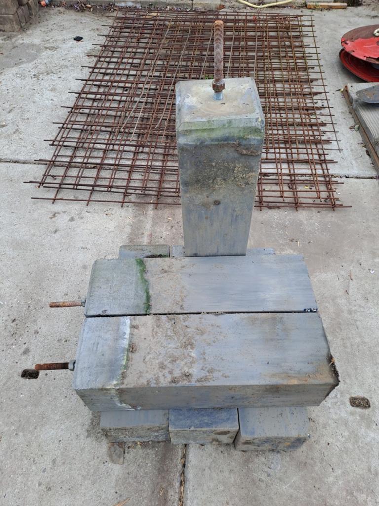 Betonpoeren, Ophalen