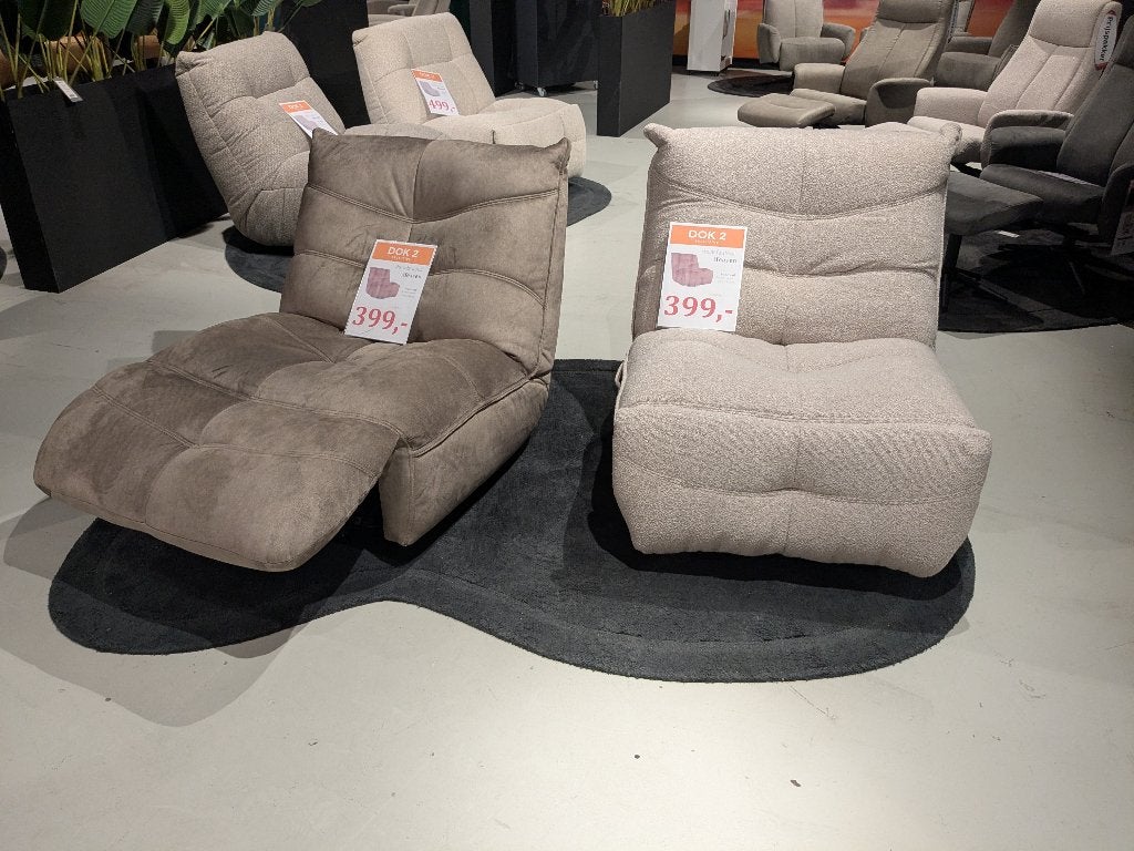 NIEUWE FAUTEUILS MET SCHOMMELFUNCTIE, Ophalen, MODERN, Nieuw, 75 tot 100 cm