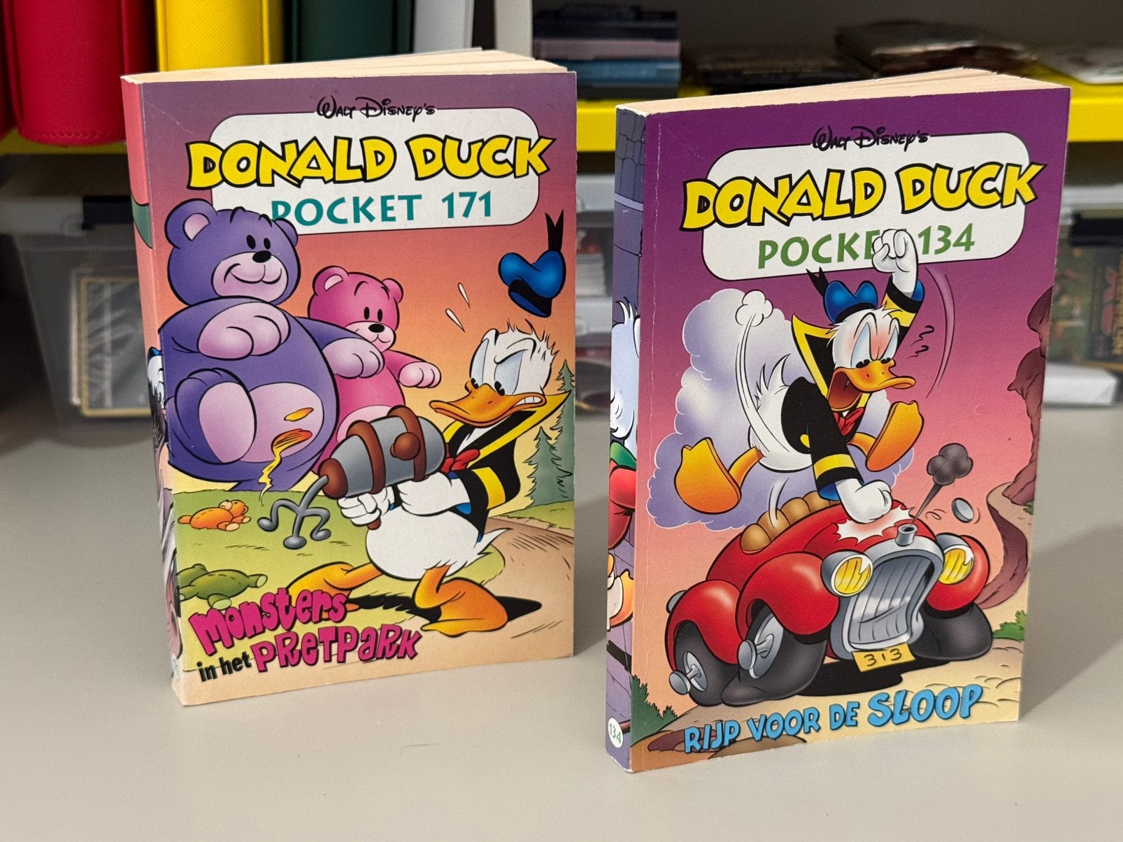 Donald Duck Pocket 134 en 171 Stripboeken, Boeken, Meerdere stripboeken, Verzenden, Gelezen