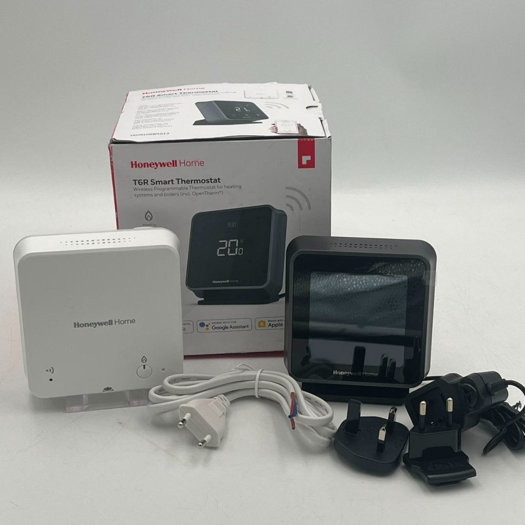 Honeywell T6R Draadloze Smart Thermostaat - WiFi App - Nieuw, Honeywell, Zo goed als nieuw, Support@honeywell.com, 855 S. Mint Street
Charlotte, NC 28202
United States