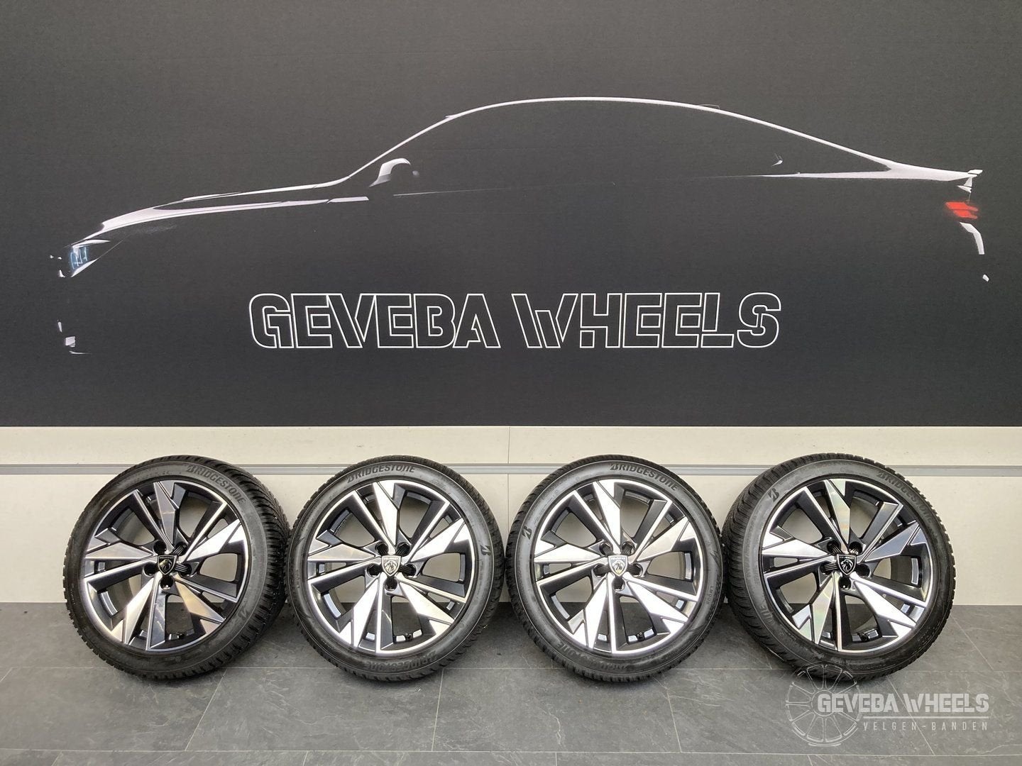 17” originele Peugeot 308 (SW) velgen + winterbanden 5x108, Gebruikt, -, -, Banden en Velgen