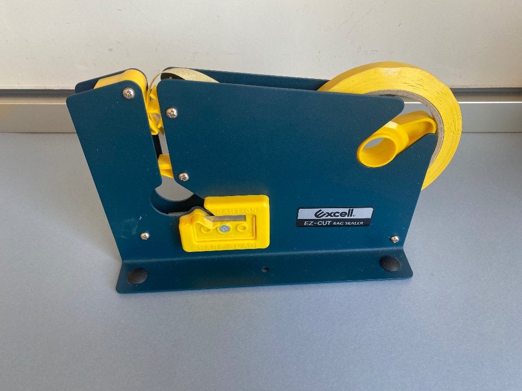 Zakkensluiter - Excell Ez-cut Bag Sealer Tape Dispenser, Ophalen of Verzenden, Zo goed als nieuw, Overige typen, Overige merken
