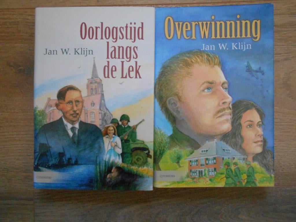 Jan W. Klijn Deel 1 en 2 Oorlog langs de Lek,, Boeken, Ophalen of Verzenden, Tweede Wereldoorlog, Zo goed als nieuw, Overige onderwerpen