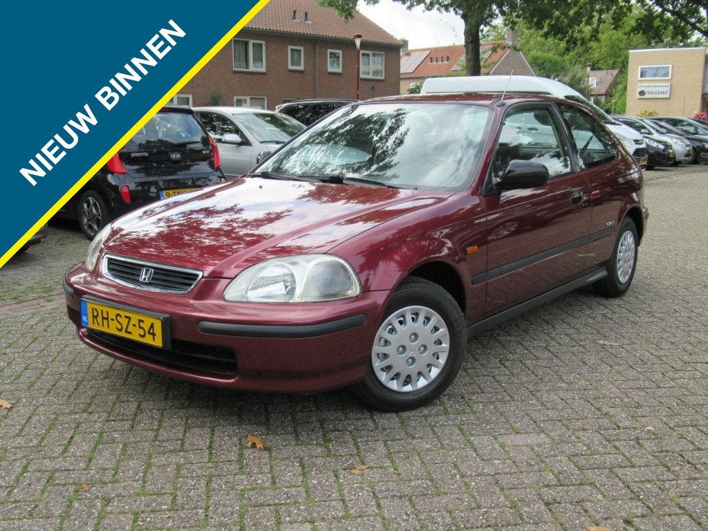 Honda Civic 1.4i S 1 eig.I Compleet onderhoudI NIEUWSTAAT!, Auto's, Euro 2, Gebruikt, 4 cilinders, 1396 cc