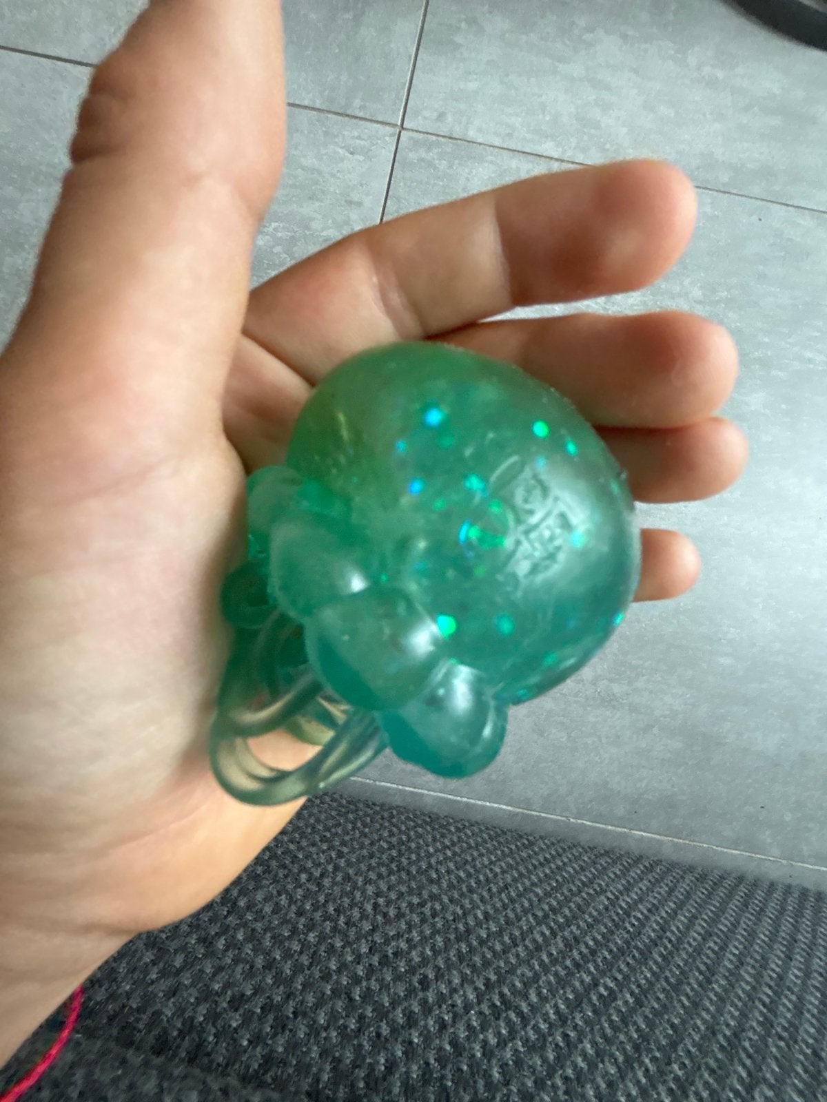 Nee Doh stressbal kwal - Groen met glitters, Ophalen of Verzenden, Nieuw, Jongen of Meisje