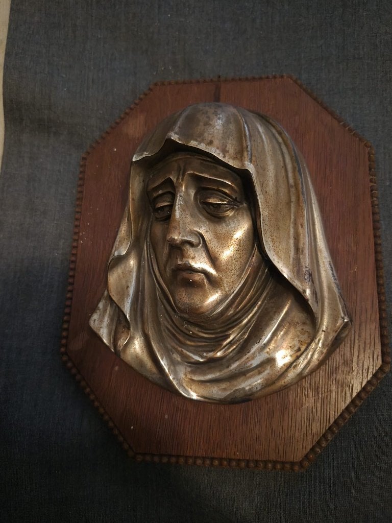 t.e.a.b. Set antieke religieuze wandplaten / plaquettes, Antiek en Kunst, Ophalen