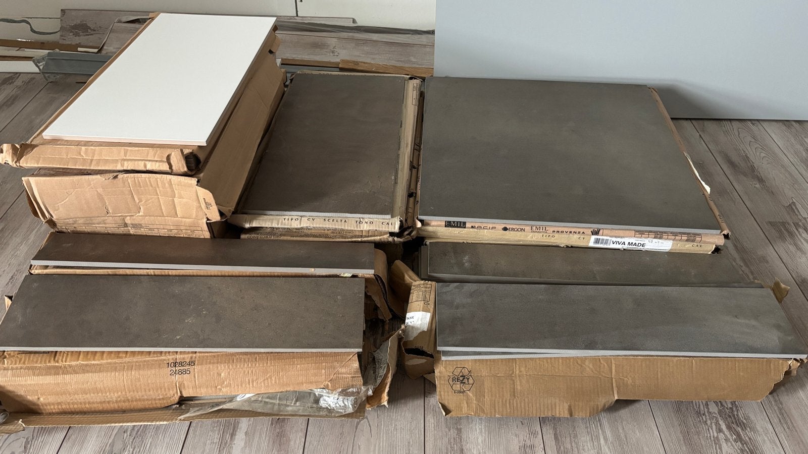 Sanitair tegels - diverse maten wit bruin grijs, Ophalen, 60 cm of meer, Keramiek, Nieuw