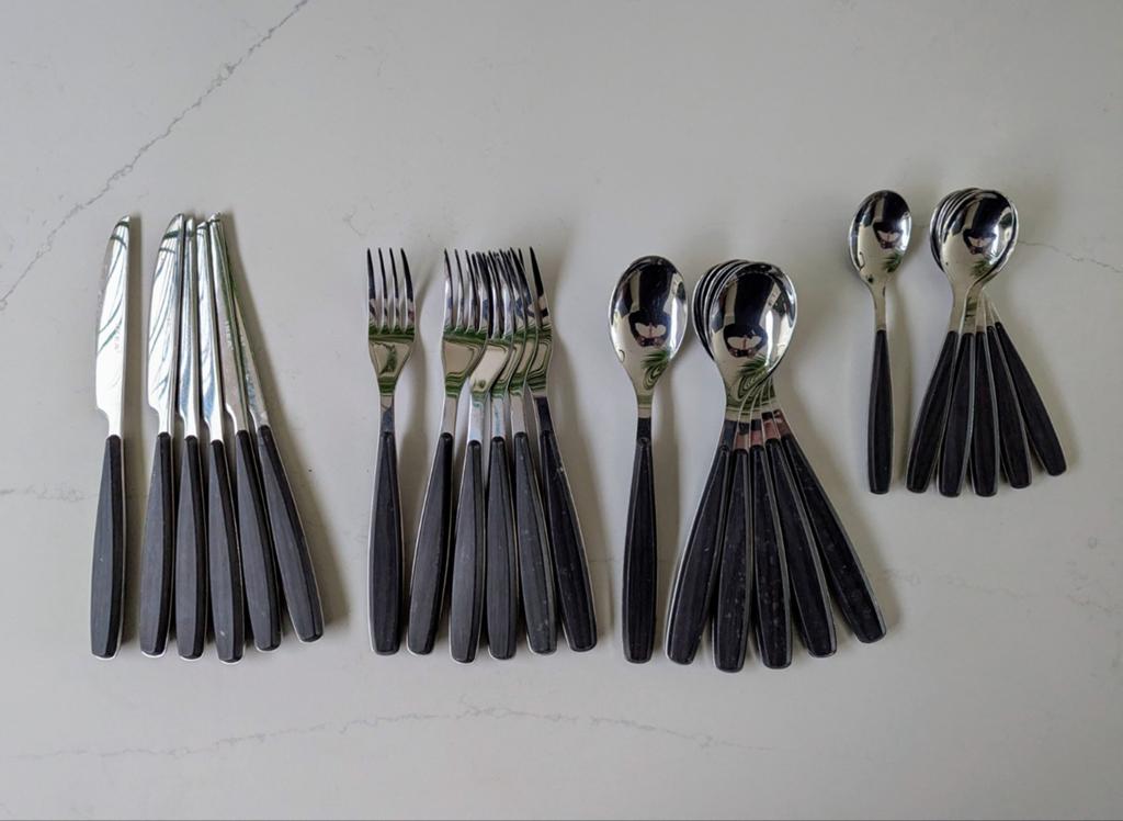 Bestekset IKEA - 6 personen - 4-delig, Ophalen of Verzenden, Gebruikt, Rvs of Chroom