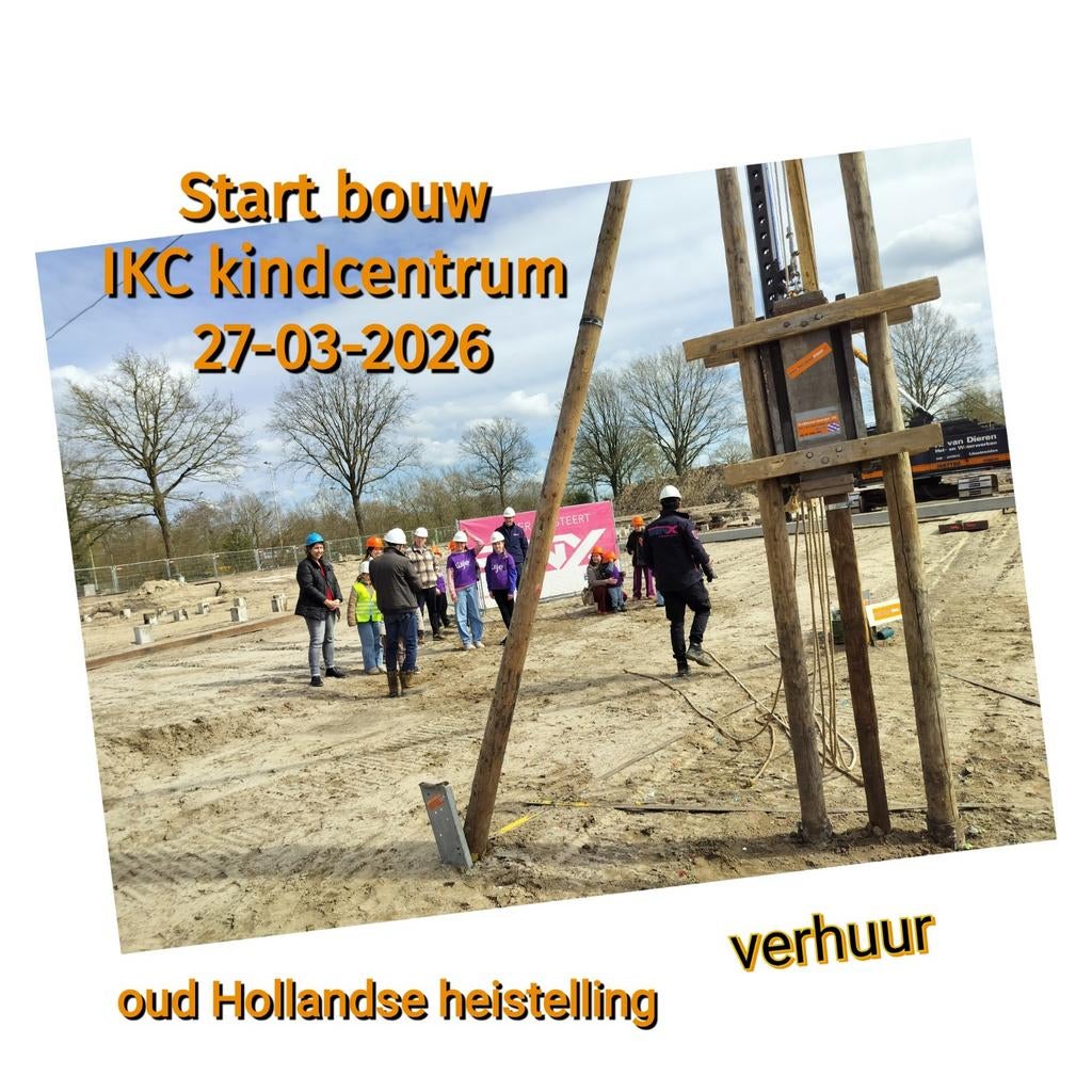Start bouw antieke heistelling verhuur heipaal Eerste Paal, Ophalen, Overige