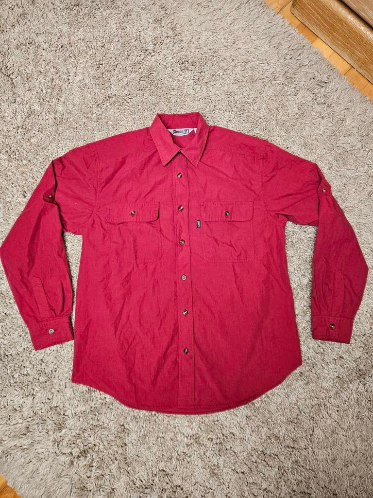 Scoutfit Rood Overhemd Maat M - Zo goed als nieuw, Scoutfit, Zo goed als nieuw, Rood, Halswijdte 39/40 (M)