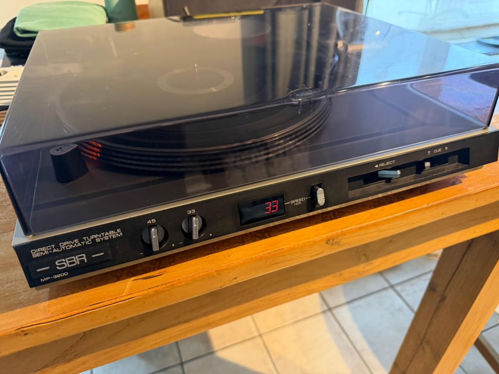 Vintage SBR MP-3200 platenspeler te koop., Ophalen, Zo goed als nieuw, Thorens