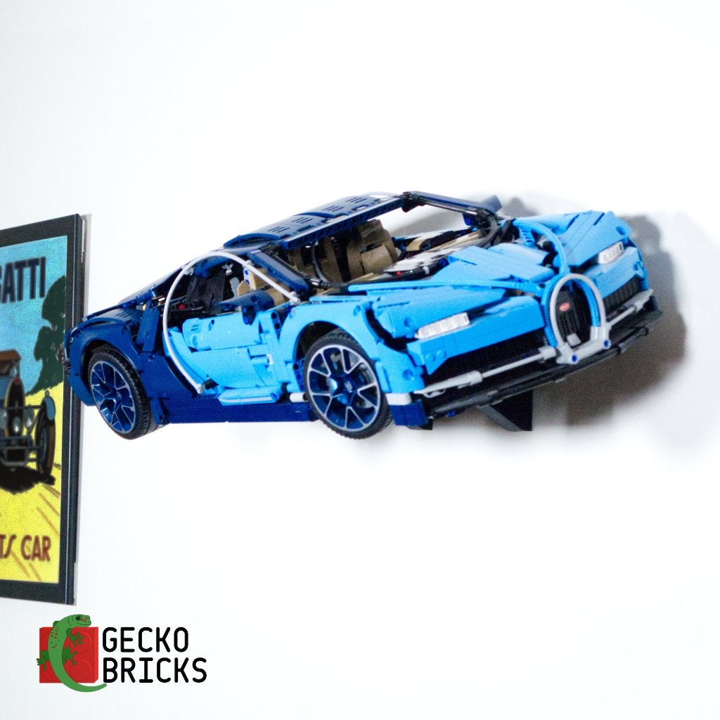 Wandbeugel geschikt voor LEGO Bugatti Chiron 42083, Wandhanger, Zwart, Nieuw, Ophalen of Verzenden